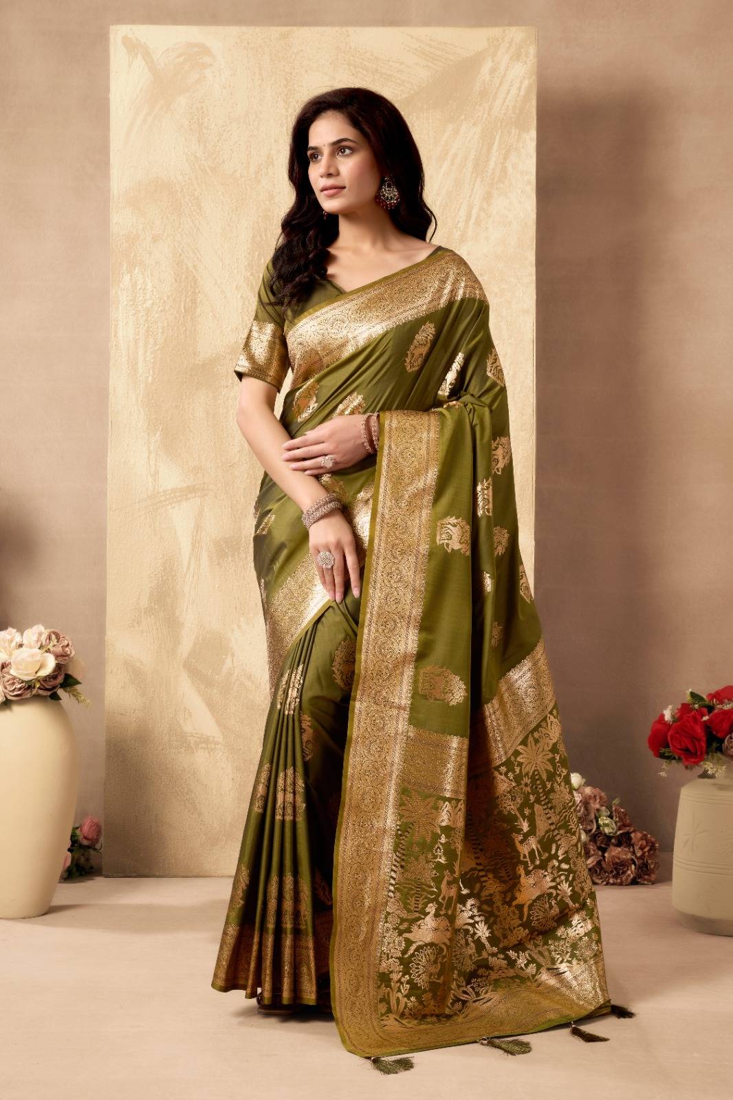 Sabyasachi By Gobuni 01 To 03 Series Indian Traditional Wear Collection Fancy Colorful Party Wear Soft Silk Saree At Wholesale Price